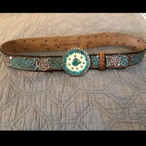 Leatherock belt & buckle